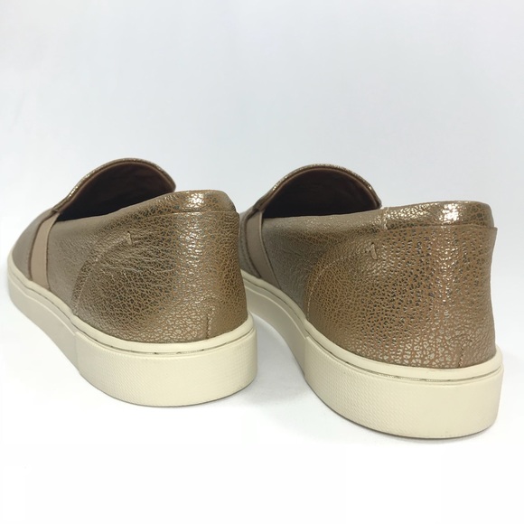NWOT FRYE Gold Metallic Leather IVY Slip-on - Picture 7 of 8